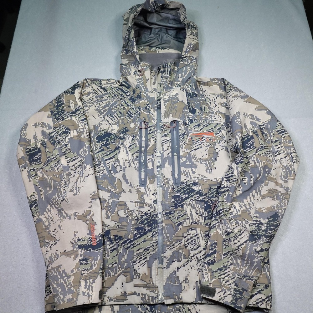 Sitka Optifade Open Country Jacket Mens S Gray Camo GORE-TEX Hunting Shell
